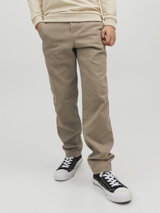 JACK & JONES JUNIOR JPSTMARCO JJDAVE NOOS JNR Chino Broek - Beige - Maat 158