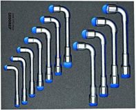 Gedore 2005 CT2-25PK 2841851 Dubbele pijpsleutel 11-delig