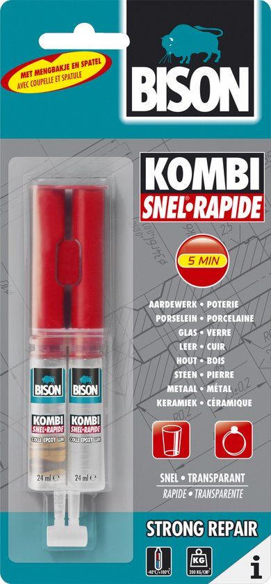 Bison Kombi Snel 2-Componentenlijm - 24 ml