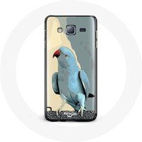 Maniacase Etui voor Samsung Galaxy J5 2016 Parkieten Blauw