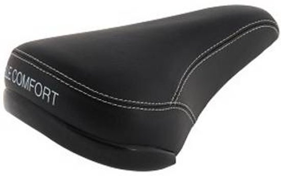 Selle Comfort Kinder Fietszadel Zwart