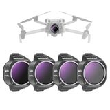 NEEWER ND/PL-filterset compatibel met DJI Mini 5 Pro drone-camera (ND8/PL+ND16/PL+ND32/PL+ND64/PL), klikbare neutrale dichtheid, gepolariseerde ND-lensfilter, meerlaagse fotografie-accessoires, 4-pack