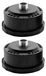 Merkloos Persluchtcompressorfilter geluiddemper - 2 stuks met schroefdraad 25 mm