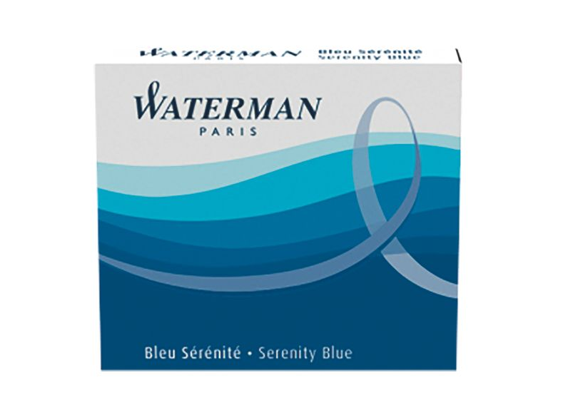 Waterman S0110950 Penvullingen wit, blauw