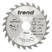 Trend CraftPro TC-afkortzaagblad, ideaal voor Einhell TE-CS165 cirkelzagen, 165 mm x 24 tanden x 30 mm diameter, wolfraamcarbide getipt, CSB/16524