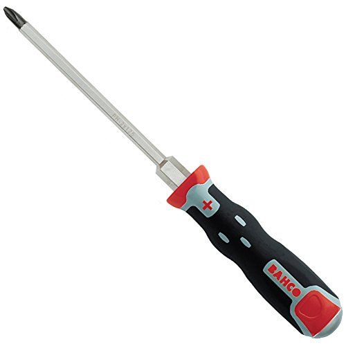 Bahco BH039.002.125 Tekno+ Phillips Screwdriver - PH2 x 125 mm - Black/Orange
