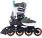 Tempish Systent Inline Skates - Verstelbaar - Zwart/Groen/Oranje - Maat 29-32