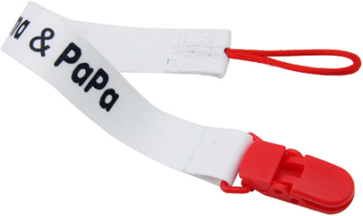 Hipvip Speenkoord I love papa & mama