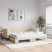 Maison Exclusive - Lit gigogne, couleur crème, 100x200 cm, tissu