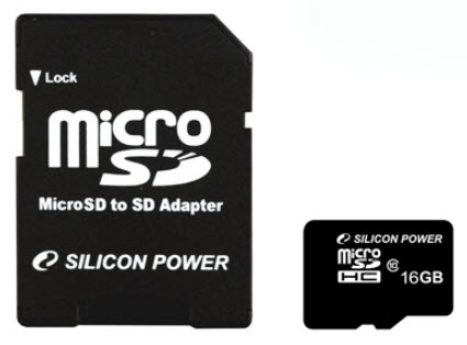 Silicon Power 16GB microSDHC