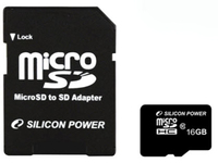 Silicon Power 16GB microSDHC