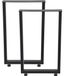 Set van 2 metalen tafelpoten - Vierkant frame van 71 x 45 cm - Industriële stijl - Zware meubelpoten - Geschikt voor bureau en salontafel