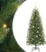vidaXL Sapin de Noël artificiel vert 150 cm PE et PVC