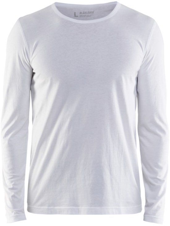 Blaklader T-shirt lange mouw 3500-1042 - Wit - XXL