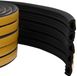 vidaXL Bande d'étanchéité pour fenêtre autocollante Noir 10 x 6 mm 12 m Mousse EPDM