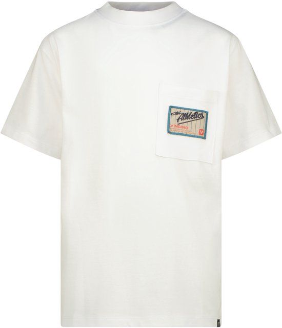 Vingino - Hoscot - Jongens - T-shirts - Maat 140 - Wit - Katoen