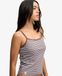Superdry & Co Athletic Essentials Stripe Cami Slanke Pasvorm Bruin Maat: 34