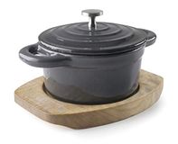 STEELPAN LACOR Steelpan met rond deksel Magma grijs D10cm