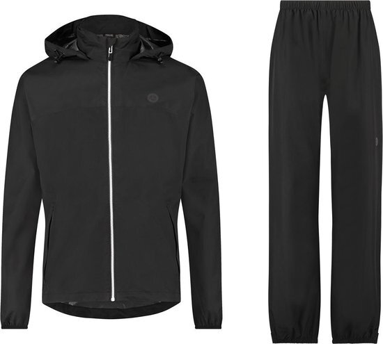 AGU GO Regenpak Essential Unisex - Zwart - XL