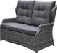 AVH-Collectie Ibiza XL canapé 2 places anthracite
