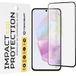 Techsuit Film de protection d'écran pour Samsung Galaxy M35 / A55 5G A556 / A35 5G A356, Verre trempé, Full Glue, Noir