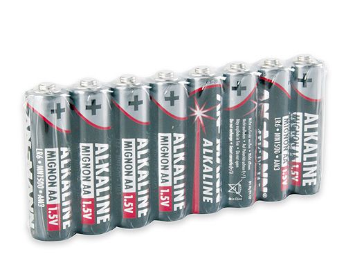 Ansmann 5015280 Alkaline Batterij - Zwart, Grijs