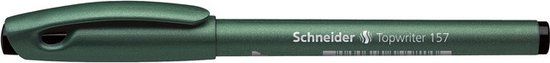 Schneider Schrijfwaren Schneider Topwriter 157 fineliner 0,8 mm zwart doos met 10 stuks