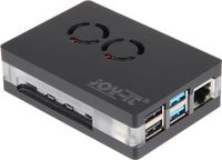 Joy-it RB-CaseP4+03 Raspberry Pi 4 B Case - Transparent