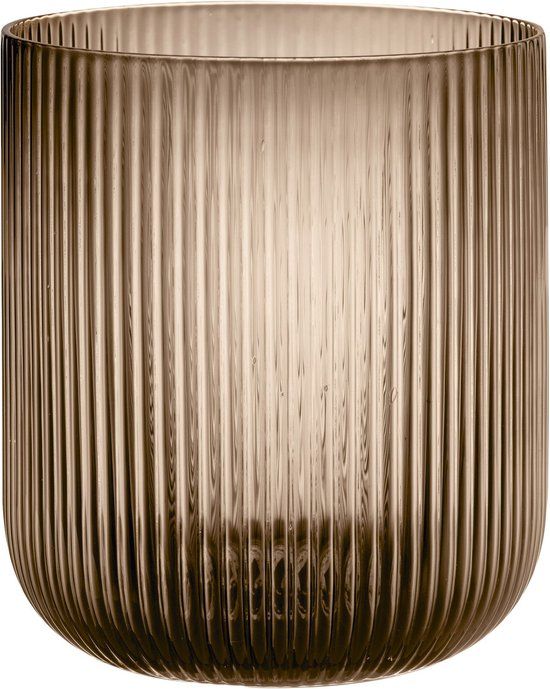 Blomus Ven Windlicht Coffee Ø 17,5 Cm - Bruin - Rond - Modern