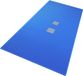 Housse de piscine rectangulaire, 10 x 5 m, en plastique PE (160 g/m²), bleu-gris, avec filets de drainage