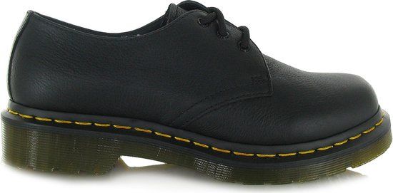 Dr. Martens 1461 Virginia Zwart Leer Veterschoenen Dames Maat 40