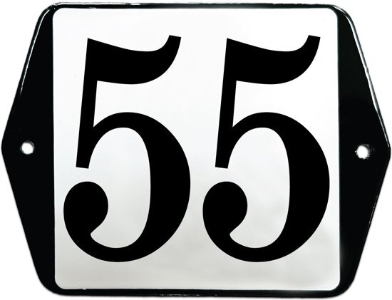 EmailleDesignÂ® Emaille huisummer model oor - 55