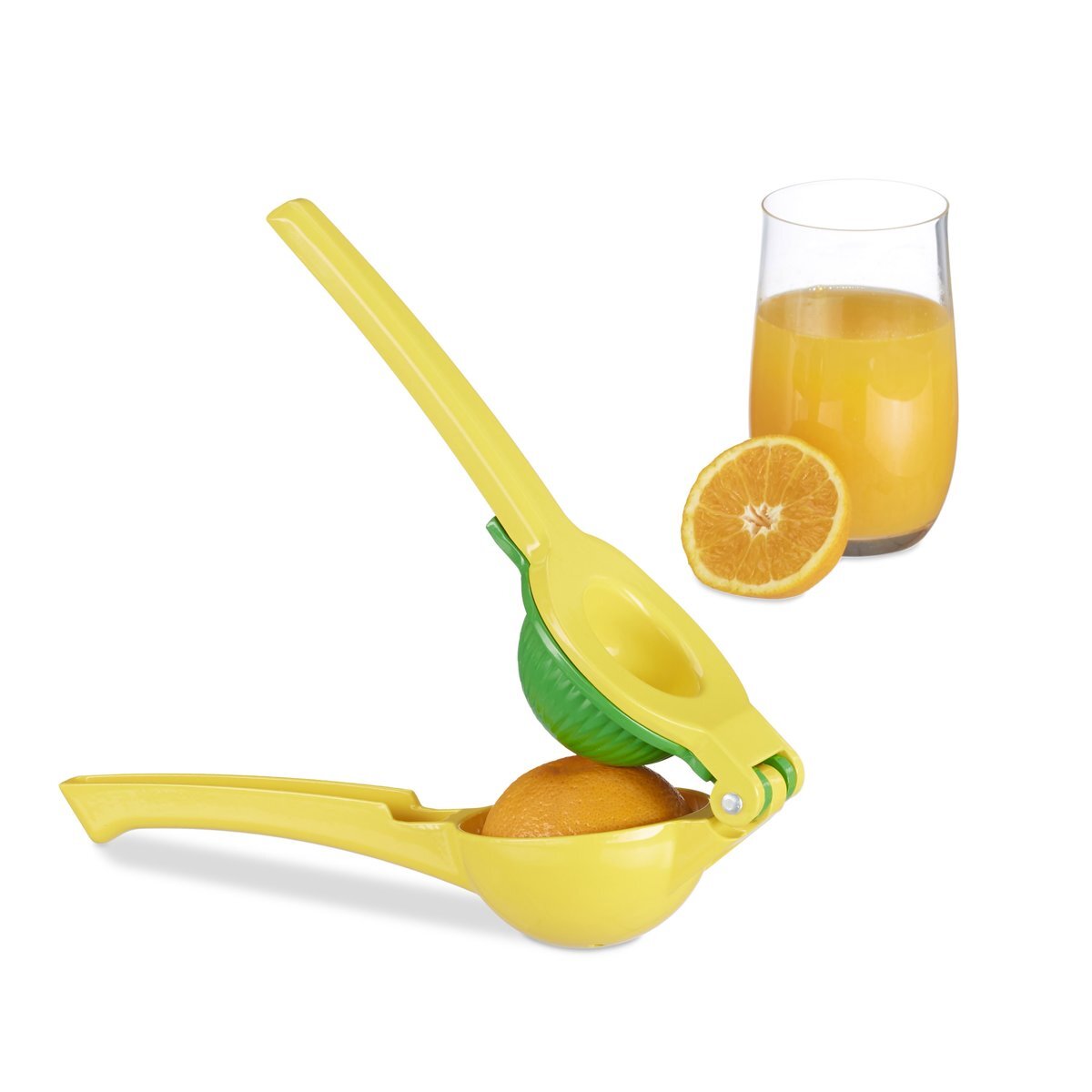 Relaxdays - handmatige citruspers - stabiele pers voor citroenen en limoenen