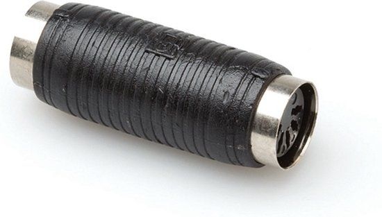 Hosa Technology GMD-108 - MIDI Coupler - 5-pins DIN naar Same - Zwart