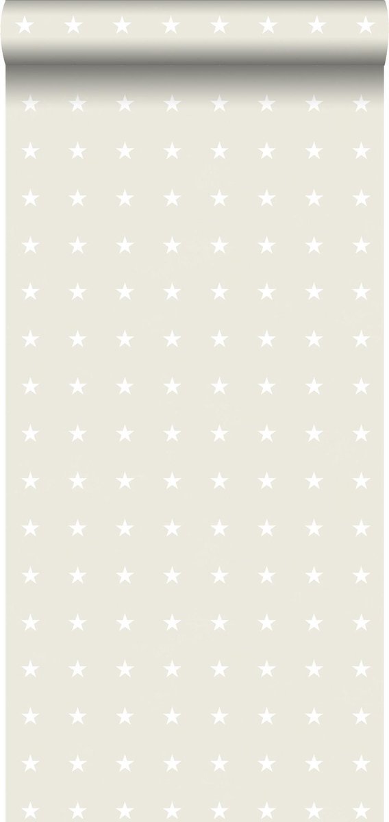 Esta Home behang sterren beige - 136460 - 53 cm x 10,05 m
