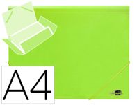 Liderpapel GC14 Project Folder A4 Polypropylene (PP) Landscape/Portrait 100 Sheets Green