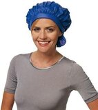 Comair Kunststof permanentmutsje met klittenband Zwart