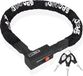 Unyqoos®️ Antivols 90 cm - Antivol chaîne antivol de 8 mm acier trempé - 4 segments de chaîne carrés - Antivol avec 3 clés, adapté pour vélo, vélo électrique, vélo cargo et poussette