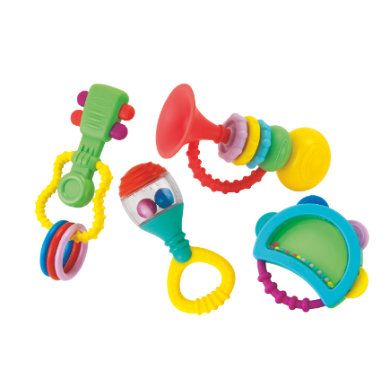 Infantino Muziek Teether Gift Set - Multicolor - Rubber - 0773554150742