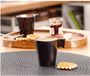 Luminarc Espresso kopjes - Zwart Metallic - 80 ml - Keramiek