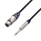 Adam Hall Cables 5 STAR MFP 0300 Microfoonkabel Neutrik XLR Vrouwelijk naar 6,3 mm jack mono 3 m