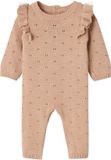 Vertbaudet Gebreid babyboxpakje meisje gemêleerd beige