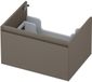 INK Onderkast 1 Lade Greeploos Gelakt 45gr - 600x450x350 Mm - Mat Taupe