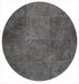 Tadi & Imperium Vinyltapijt, rond, metaallook, geoxideerd grijs, industrieel en elegant design, voor interieurdecoratie, diameter 133 cm