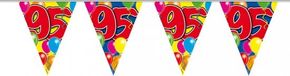 Folat Bv Vlaggenlijn 95 jaar feest decoratie - 10 meter