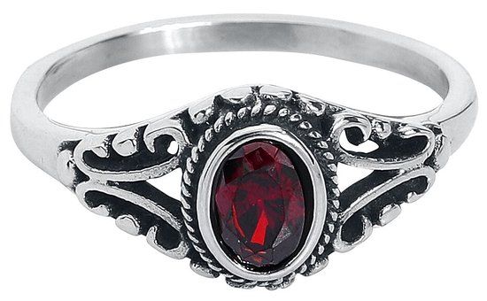 etNox Ruby Dames Ring - zilverkleurig