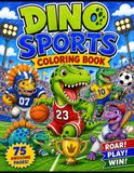 Dino Sports Coloring Book