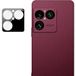 Techsuit Sony Xperia 1 VIII Film de protection pour appareil photo arrière Verre trempé Noir