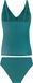 Protest PRTGails - Tankini set Dames - Normale pasvorm - Uitneembare vulling - Hoge taille - Volledige dekking - Zwart