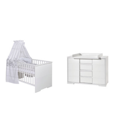 SCHARDT Kindermöbel Schardt Kinderkamerset Maxx White - Wit - Gr.70x140 cm